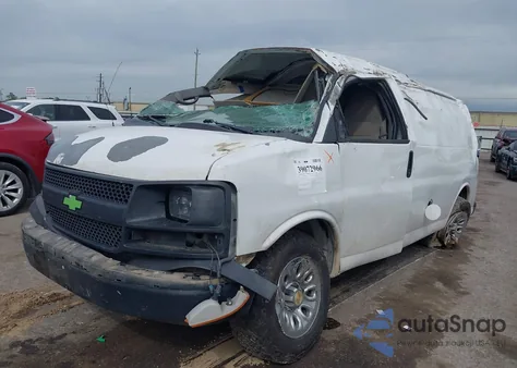 2011 Chevrolet Express 1500 Work Van from USA, damaged, VIN 1GCSGAFX7B1125833